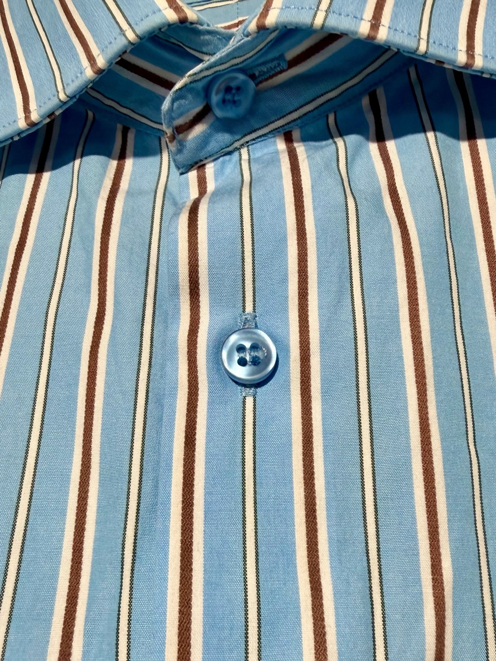 PINK Thomas Pink Striped French Cuff Shirt 16 Slim Fit